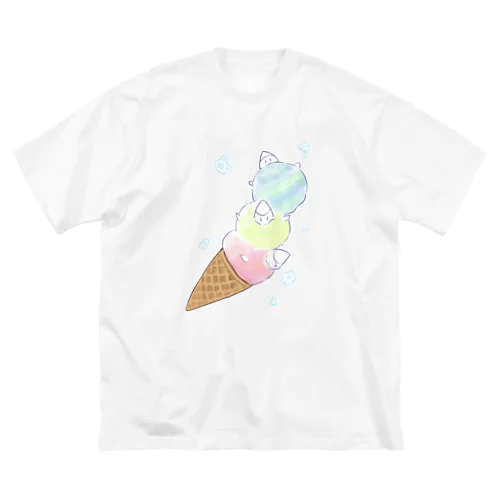 雪精のアイスごっこ Big T-Shirt