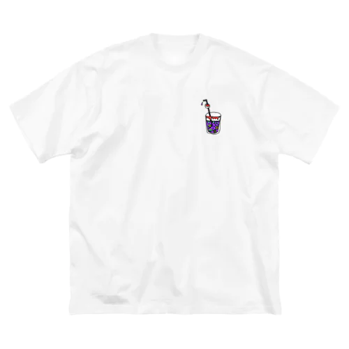 目玉ドリンク ビッグシルエットTシャツ