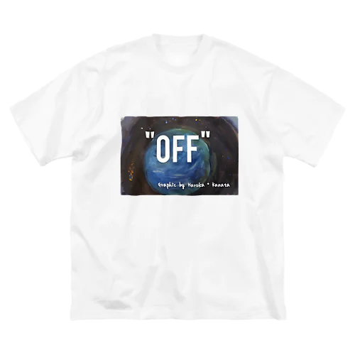 "OFF" original graphic tee ビッグシルエットTシャツ