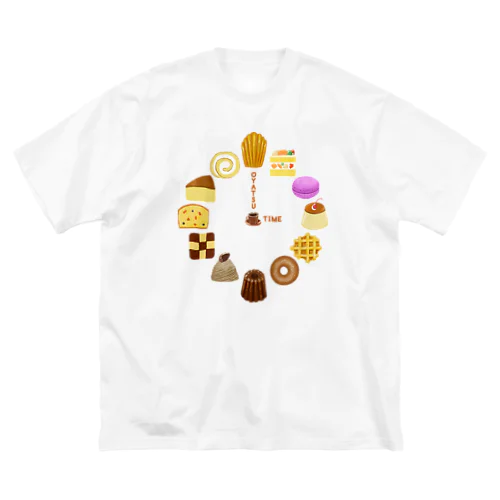 OYATSU TIME  洋菓子 時計 271 ビッグシルエットTシャツ