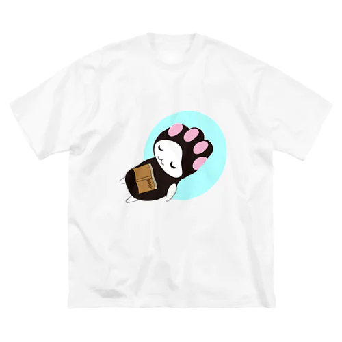 ねこきゅうランチ　ひと休み ビッグシルエットTシャツ