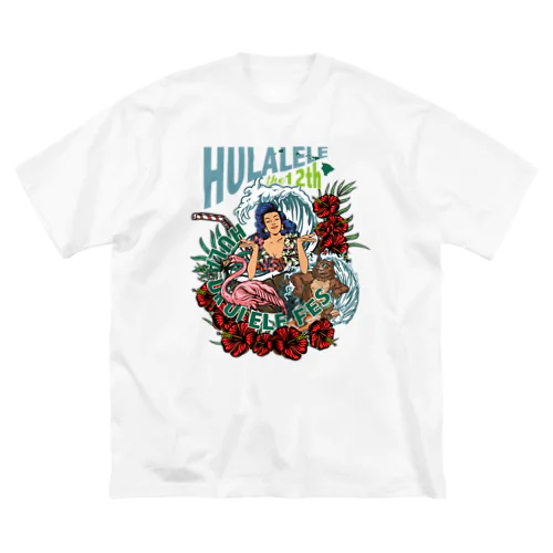 Hulelele ビッグシルエットTシャツ