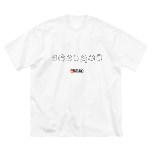 Gスタジオのなかまたち ビッグシルエットTシャツ