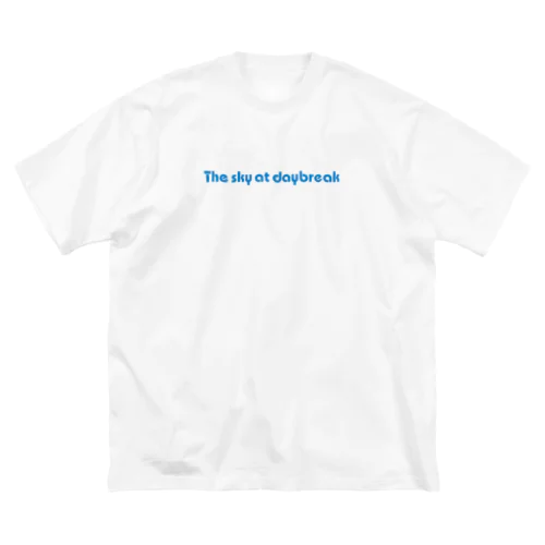 The sky at daybreak ビッグシルエットTシャツ