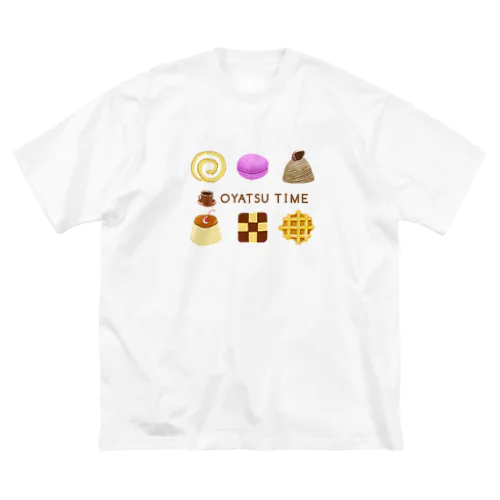 OYATSU TIME  洋菓子 並列配置  271 ビッグシルエットTシャツ