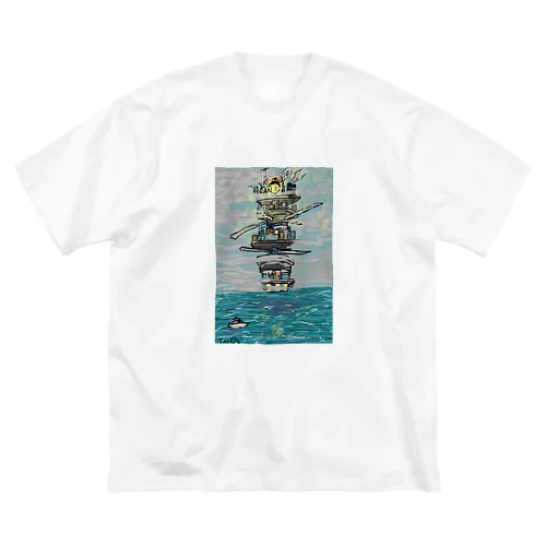 sky town ビッグシルエットTシャツ