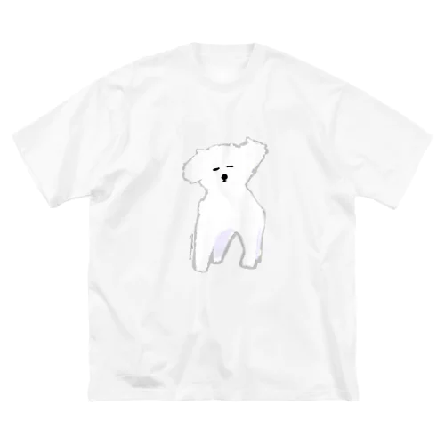 めちゃくちゃ寝起きの犬 ビッグシルエットTシャツ