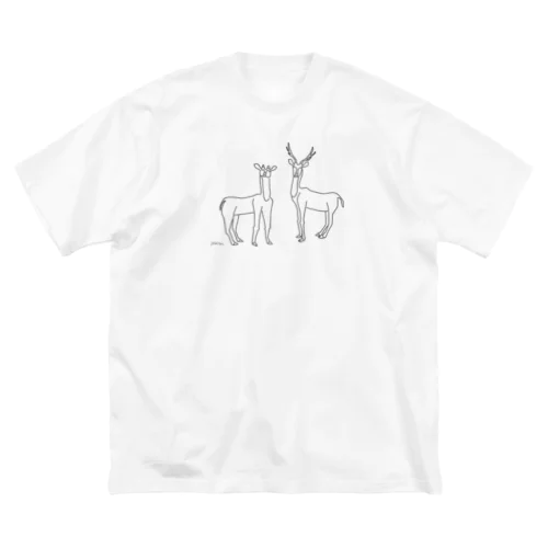 しかとしか ビッグシルエットTシャツ