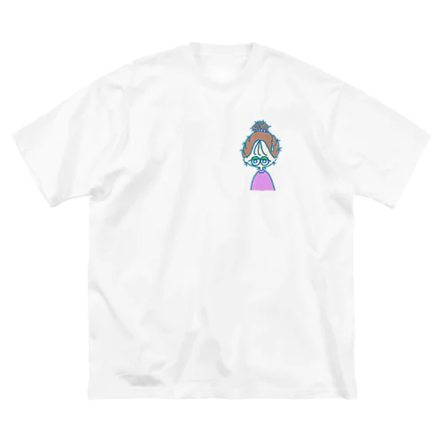 ヘトヘトな女の子 ビッグシルエットTシャツ