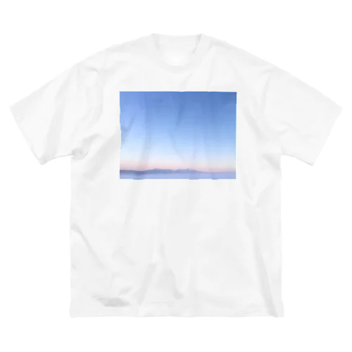 冬の朝 루즈핏 티셔츠
