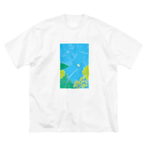 初夏の風を走る　 ビッグシルエットTシャツ