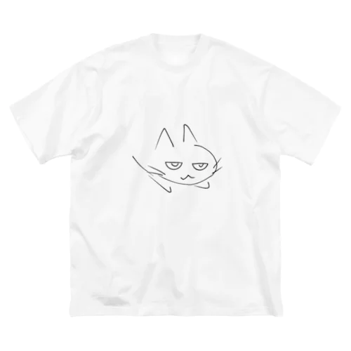 脱走ねこ ビッグシルエットTシャツ