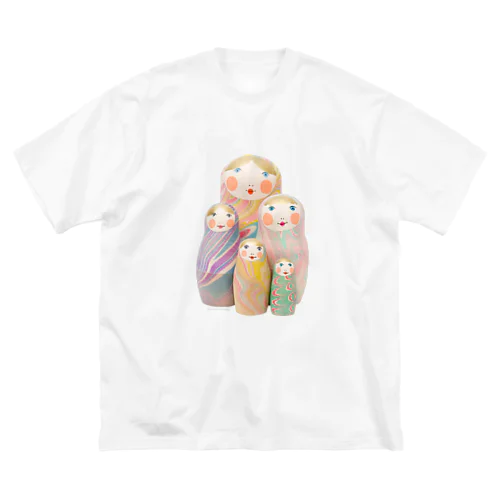 marbleshka 5 peace 🄫 ビッグシルエットTシャツ