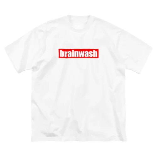 brainwash（シンプルデザイン） ビッグシルエットTシャツ