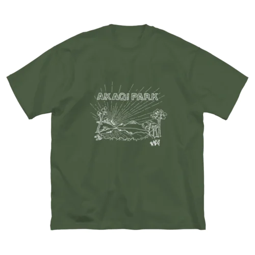 AKAGI★park01(白文字) Big T-Shirt
