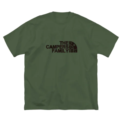 CAMPERS FAMILY02(BK) Big T-Shirt