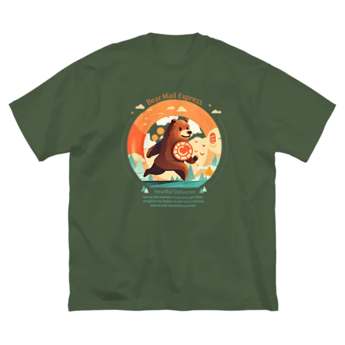 クマメール便 ビッグシルエットTシャツ