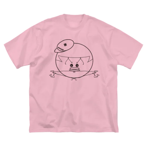 ハムヒラフハムヒラ（前・後） ビッグシルエットTシャツ