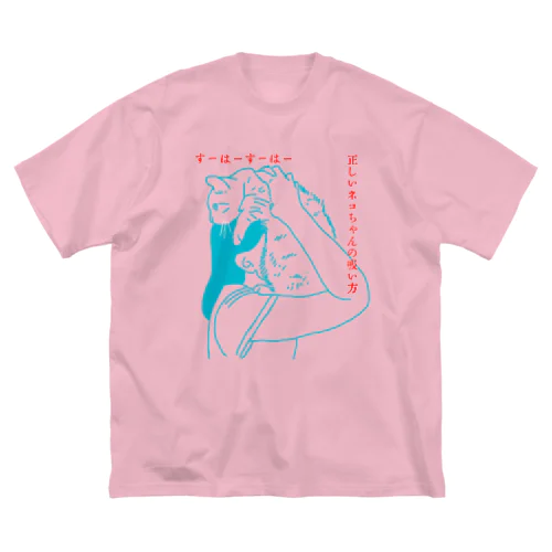 正しいネコちゃんの吸い方 Big T-Shirt