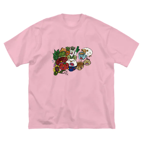 ごはんだよ、全員集合！ Big T-Shirt