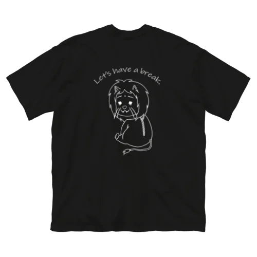 ちょこんと座りすずきさん ビッグシルエットTシャツ