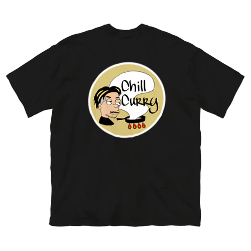 chill サマーブラック(sand) ビッグシルエットTシャツ