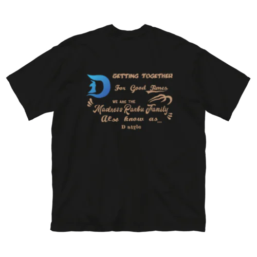 Dstyle   バックプリントTシャツ ビッグシルエットTシャツ