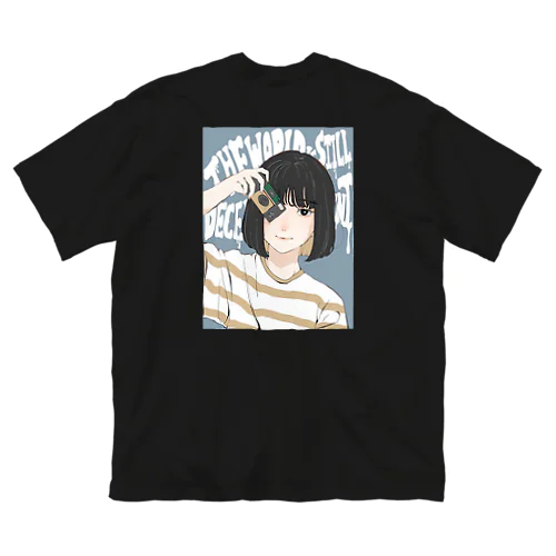 写りマス ビッグシルエットTシャツ