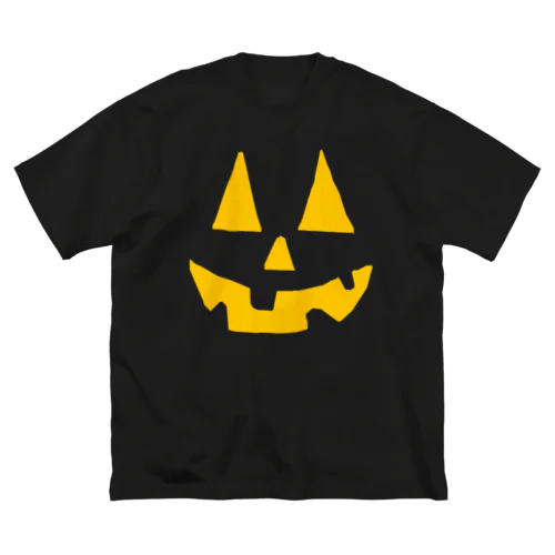 ハロウィン ジャック・オ・ランタン ブラックボディ ビッグシルエットTシャツ