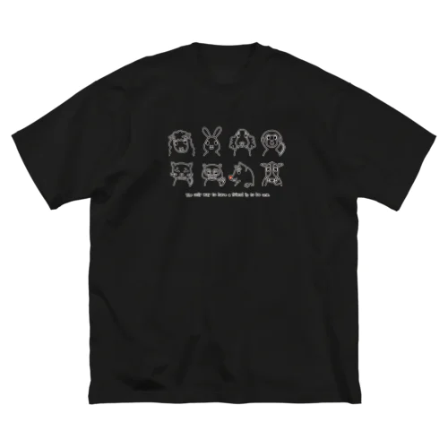 動物大集合！（チャリティー） Big T-Shirt