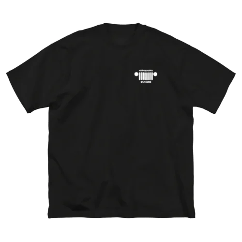 Hiroshima Jeep Owners ~white logo~ ビッグシルエットTシャツ