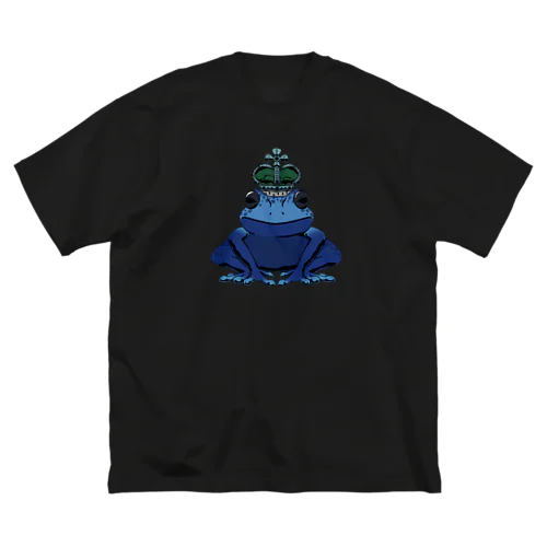 Crown Frog(B) Big T-Shirt