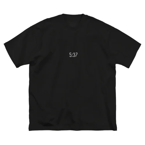 5:37（白） ビッグシルエットTシャツ