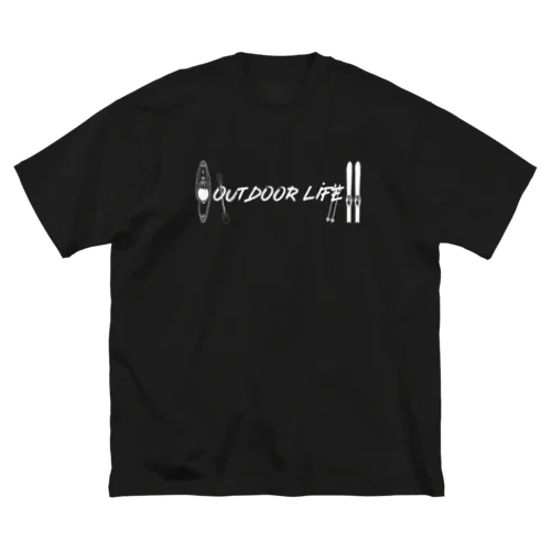 OUTDOOR LIFE① ビッグシルエットTシャツ