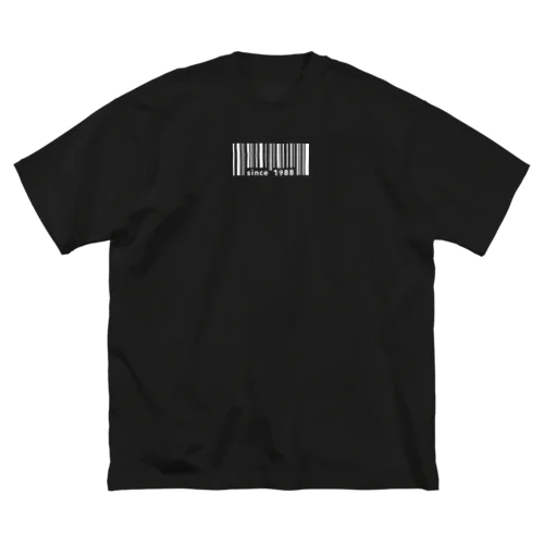 バーコード_since1988 ビッグシルエットTシャツ