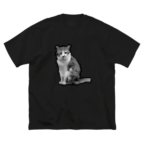 Pixel Cat ビッグシルエットTシャツ