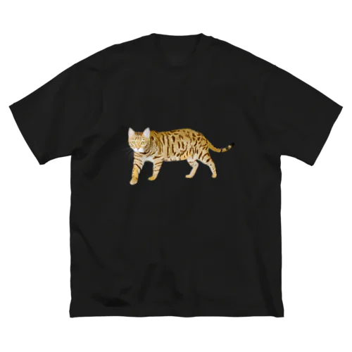 虎 猫 トイガー ビッグシルエットTシャツ