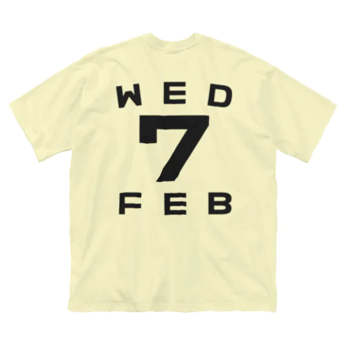 Wednesday, 7th February ビッグシルエットTシャツ