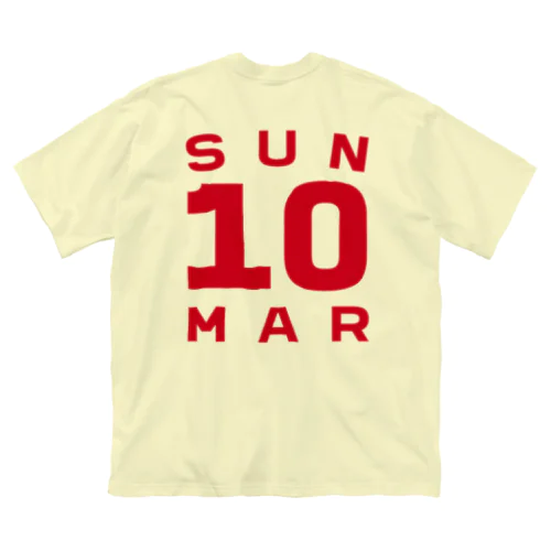 Sunday, 10th March ビッグシルエットTシャツ