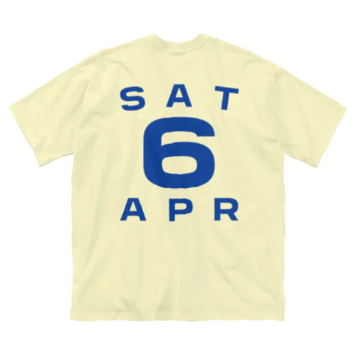 Saturday, 6th April ビッグシルエットTシャツ