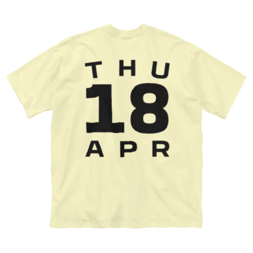 Thursday, 18th April ビッグシルエットTシャツ