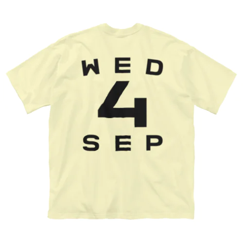 Wednesday, 4th September ビッグシルエットTシャツ