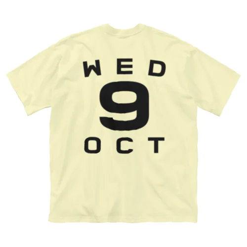 Wednesday, 9th October ビッグシルエットTシャツ