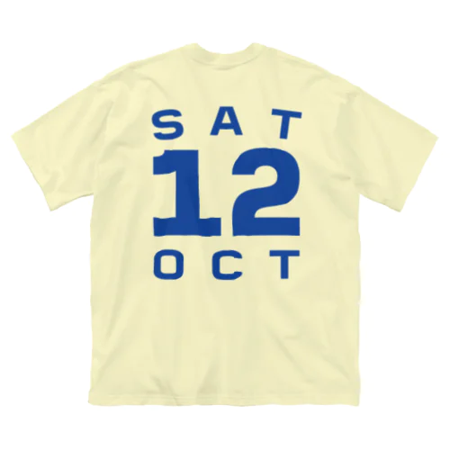 Saturday, 12th October ビッグシルエットTシャツ