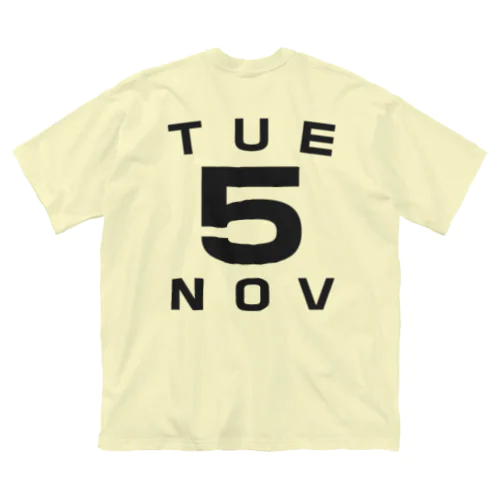 Tuesday, 5th November ビッグシルエットTシャツ