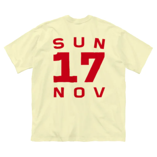 Sunday, 17th November ビッグシルエットTシャツ