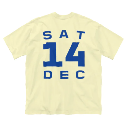 Saturday, 14th December ビッグシルエットTシャツ