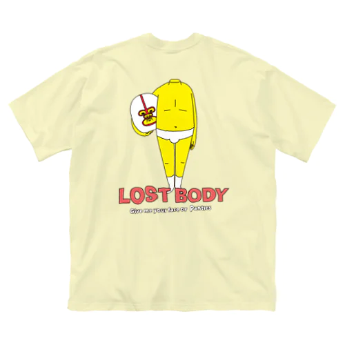 顔を無くした体 ビッグシルエットTシャツ