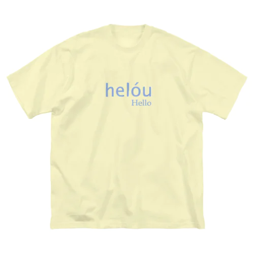 発音記号　ハロー ビッグシルエットTシャツ