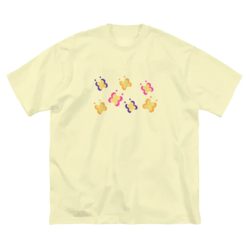 ちょうちょ ビッグシルエットTシャツ